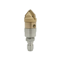 Drain Flushing Nozzle Compact Piping Cleaning Nozzle Leak Resistant for Plumbers