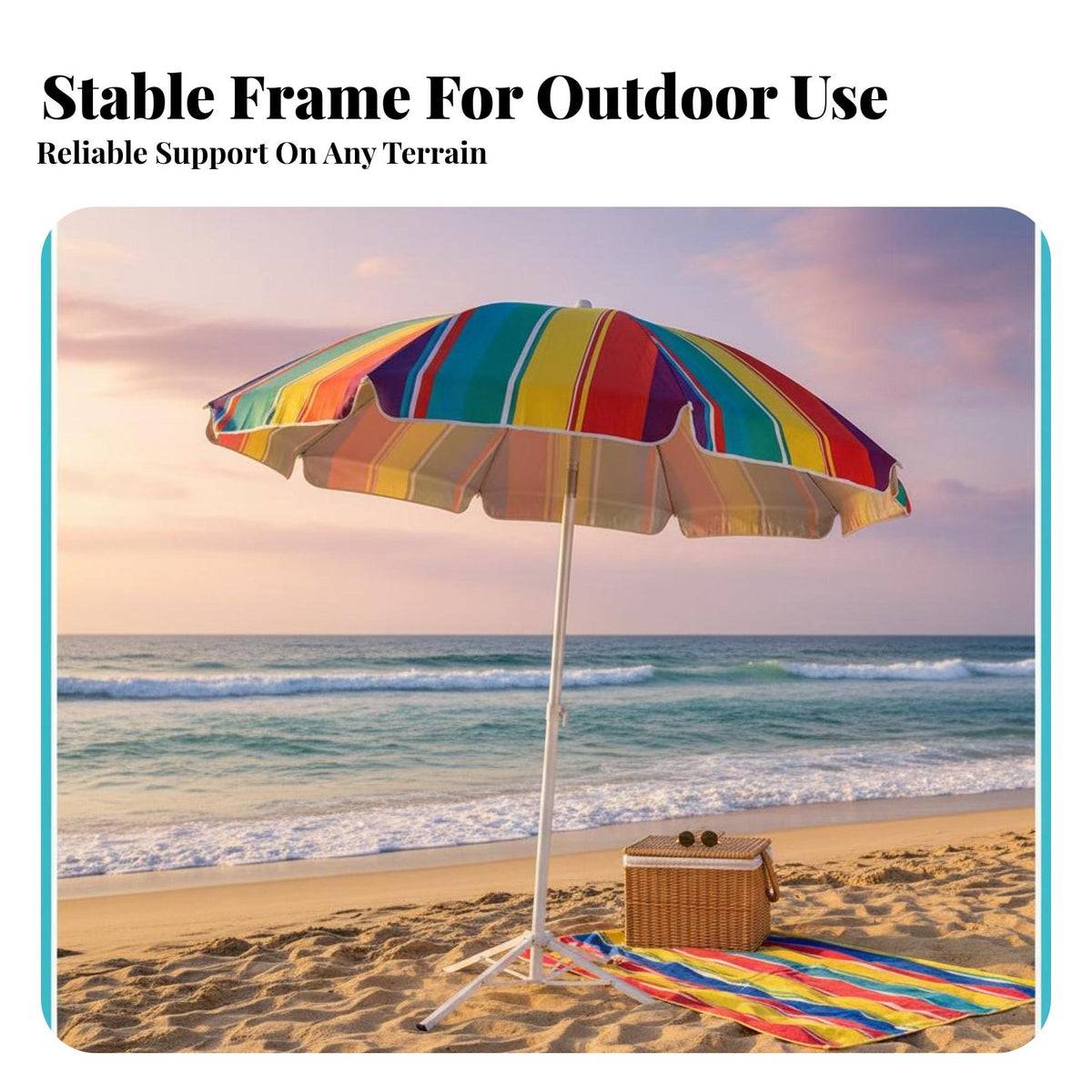 4-Leg Umbrella Base Universal Cross Base Holder Heavy-Duty Steel Foldable Umbrella Stand for Street Vendors, Market Stall, Garden, Beach