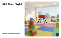 Soft and Safe Stackable Foam jumping platform Multi-Functional children's Fitness apparatus Colorful Design Gymnastics instructor for Preschoolers, Early Childhood Educators, Parents, Kindergartens, stimulatory Rooms, Home Playrooms, fitness centers