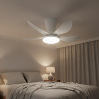 Overhead Fan Chandelier Light Quiet Chandelier Fan Dimmable Home Lighting for Bedroom