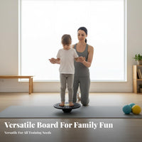 Waist Twisting Disc Non-Slip Surface Stretching and Flexibility Balance Board Round Wobble Board Portable Sturdy Construction
