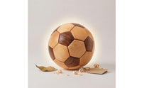 Soccer Ball Ornament Reusable Wooden Soccer Ornament No Celebration Decor for Display