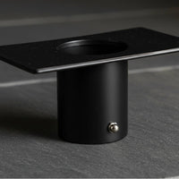 Black Metal Rain Chain Adapter Reduces Splashing Rain Chain Gutter Adapter