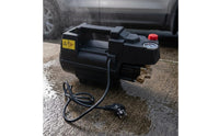 220V Electric Pressure Washer Brass Fittings High-Pressure Washer Built-in Handle Self-Priming Pump Vented Body for Cleaning, Water Pumping