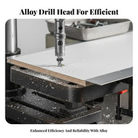 6 Pieces Alloy Hole Opener High Hardness Set Wear Resistant Metal Cutting Boring Tool for DIY Enthusiasts, Home Renovation, Carpentry, Garage