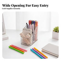 Clear Multi-Compartment organizer Space-Saving Clear Partitioned organizer for Dorm Room