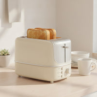 2-Slice Toaster Easy-Clean Two-Slot Toaster Kitchen Appliance Removable Modern for Dorm Rooms