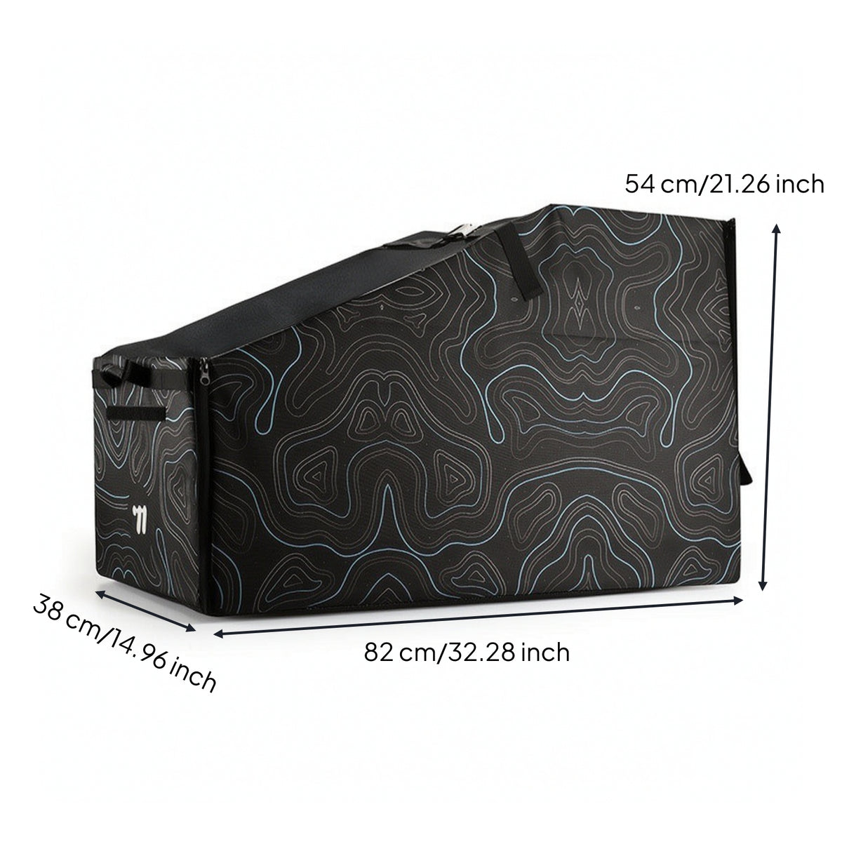 Folding Bike Bag Safeguarding Cycle Storage Bag Car Trunk Organizer Heavy Duty Case Long-Lasting for Cyclists, Travel