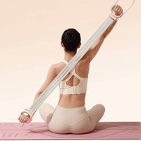 Stretching Resistance Strap Multi-Use Elastic Training Rope Comfortable Grip Back Flexibility Band for Women, Home Gym