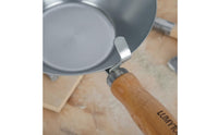Stainless Steel Cement Scoop Rust Proof Mortar Ladle Heavy Duty Grout Scoop Wear Resistant for Masons, Plasterers, DIY Enthusiasts