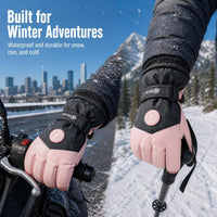 Unisex Winter Warm Waterproof Touchscreen Ski & Motorcycle Gloves