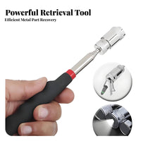 Telescopic Attractive Pickup Tool Non-Slip Grip Extendable Magnetic Tool Rod Extendable Magnetic Tool Stick Pocket Fastener