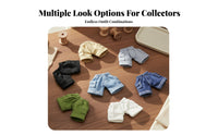 OB11 Doll Clothes Miniature Utility Shorts Functional Pockets Elastic Waist for Hobbyists, Display