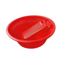 Angled Insert Washboard Basin 2-in-1 Scrubbing Wash Basin Ribbed Cleaning Item Extra-Thick