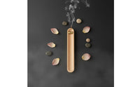 Wooden Aromatic Stick Holder Zen Design Walnut Wood Ash Catcher Multi-Size Holes
