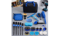 Multi-Surface Drill Brush Set Rotary Power Scrubber Set Heavy-Duty Scrub Pad Extended Reach for Homeowners
