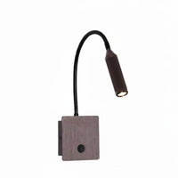 Foldable Flexible Gooseneck Wall Lamp Focused Beam Dimmable LED Wall Lamp Easy Install Eye-Caring for Bedroom