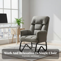 Sit and Sleep two-in-oneUse Adjustable Recliner Chair Foldable Design Fold-expandable resting Chair Multi-Position Reclining Indoor Furniture Space-Saving for Office Workers, Students, Readers, Noon Break, Small Spaces, Living Room, perusing corner