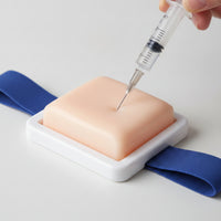 Wearable Puncture Training Pad with Straps Adjustable Puncture Practice Pad Realistic Training Aid Soft for Medical Trainees