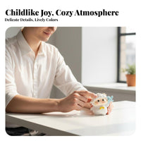 Panda Mahjong Figurine Cute Design Mahjong Playing Panda Figure No Needed for Office Workers, Business Owners, Bookshelf, Living Room, Store