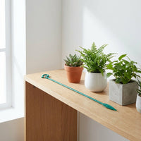 Indoor Plants and Outdoor Plants Support, Green Plastic Garden Stakes for Plant Support, Single 58cm Plant Sticks, Potted Plants Stakes 60cm