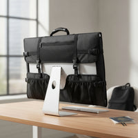 Desktop Computer Carrier Shielded Computer Carrying Case Waterproof Carrying Case with Pockets for Photographers, Designers, Travel, in-Field Work