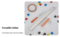 Precision Measurement Guitar Repair Tool Kit Multi-Functional Fret Dressing File Kit Professional Grade for Workshop, Home Studio, On The Go