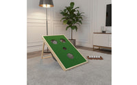 Golf Chip Practice Solid Wood Foldable Golf Practice Board Mesh Netting Sports Gear