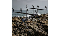 Fishing Rod Stand Telescopic Rod Stand with Base Stable Fishing Holder for Anglers