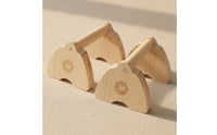 Wood Pushup Bars Wooden Wood Pushup Bars Compact Handles for Fitness Enthusiasts