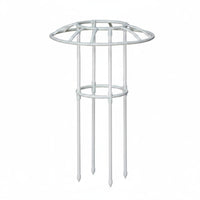 Outdoor Use Umbrella Trellis Strong Metal Multi-Loop Plant Support Easy to Place Clematis Support Frame Rust-Resistant for Potted Plants, Balcony