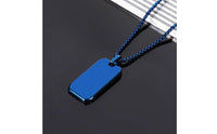 Mirror Finish Dog Tag Necklace Resistant Dog Tag Necklace Gift Ready Fashion Jewelry