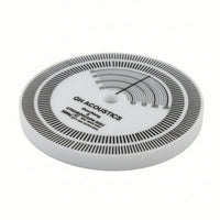 Stroboscopic Turntable Adjustment Disc White Strobe Disc Accurate Alignment Protractor Compact for Audiophiles