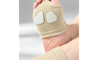 Forefoot Pad Elastic Dance Half Sole Toe Pad with Sole Patches Non-Slip Ball of Foot Cushion Stay-in-Place for Dancers