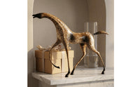 Abstract Horse Sculpture Smooth Shiny Finish Zinc Alloy Horse Statue Indoor Home Decor for Bookcase