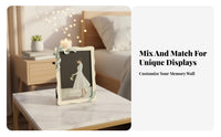 Metal Picture Frame Handmade Wedding Photo Frame for Friends, Children