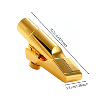 Brass Sax Embouchure Piece Professional Grade Saxophone Embouchure Piece Rich Rich Tonal Quality Instrument Accessory for Beginners