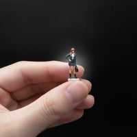 Miniature Figure Freestanding Diorama Figure Painted People Figurines for Street Scene