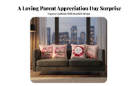 4 Pieces Mother's Day Pillow Cover Set Soft Material Mother's Day Pillowcase