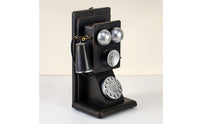 Metal Rotary Dial Phone Model Tabletop Telephone Ornament European-Inspired Vintage Phone Decor Decorative Craft
