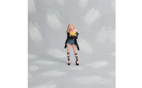 Folded Arms 1:64 Girl Figure Short Outfit Female Figurine Realistic Design for Dioramas