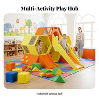 Adaptable Toddler Climber Promotes physical abilitys transformable Foam Seesaw Multi-Functional Design Indoor Climbing Toy for Toddlers, Playroom, developmental Room