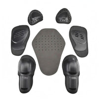 7 Pieces Cloth-Backed-Backed Motorcycle Back Protector Black Perforated Back Protector EVA Foam Motorcycle Protective Padding Pad Shock-Absorbing Resistant for Motorcyclists