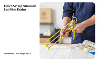Caulking Labor-Saving Silicone Home Improvement Tool Mess-Clean-Flow-Clean-Flow Comfortable Grip for Homeowners, Window Sealing
