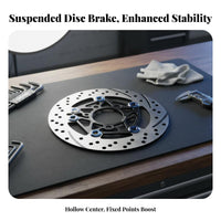 Brake Disc CNC Machined 220mm Flexible Brake Disc Lightweight Vehicle Component for Performance Riders