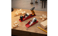 2 Pieces Carpenter Plane Set Metal Hand Plane Smooth Planing Carpentry Tools for Woodworkers