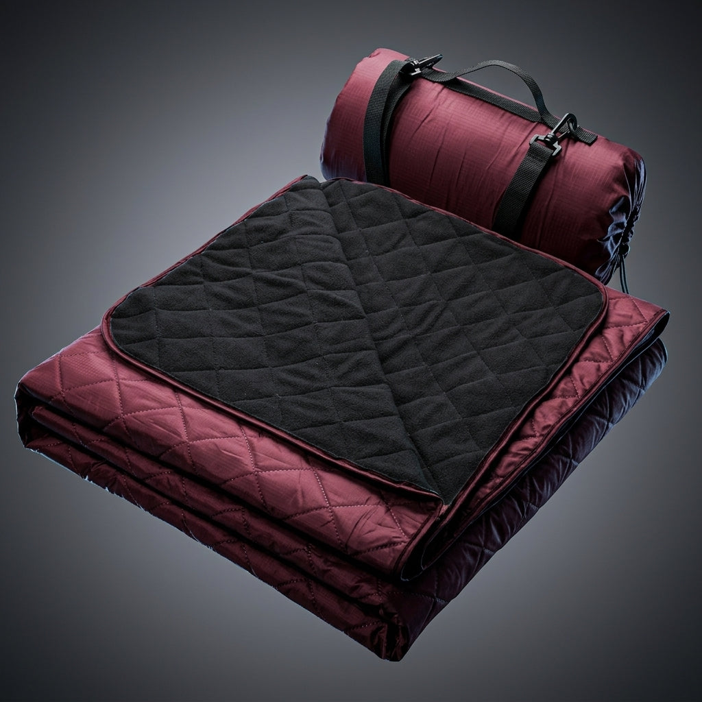 Picnic Blanket with a Soft Surface for a Family Picnic, Waterproof Camping Blanket and Beach Mat, Large Outdoor Blanket with a Carry Bag