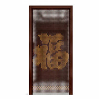 Gourd-Shaped Bead Door String Feng Shui Decor Hanging Partition for Homeowners