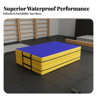 High Jump Landing Mat Sturdy PVC Cover Gymnastics Tumbling Mat Waterproof Portable Tumbling Pad for Fighting Artists, Kids, Home Gym, Training, School