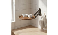 Fold down Side Table Foldable Extendable Bedside Tray Space Saving for Sofa Area